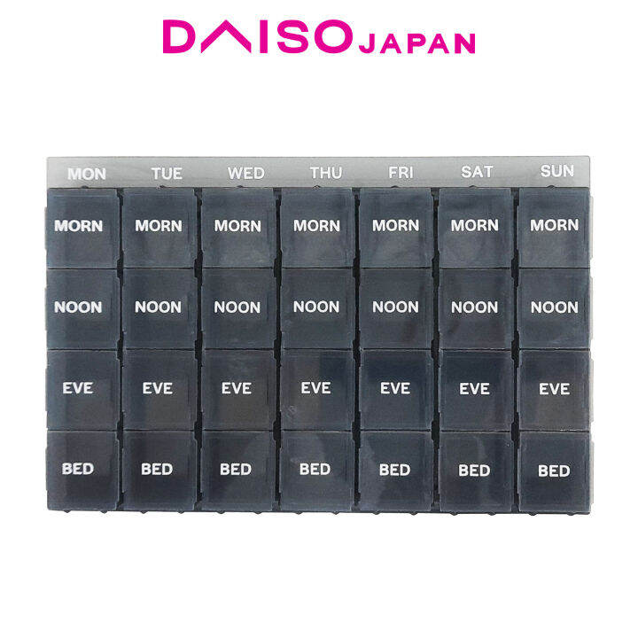 Daiso 7days Pill Case Gray Lazada PH