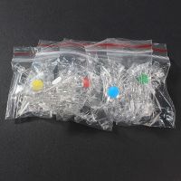 ✥✚ 100PCS Super Bright Light Emitting 5MM LED Diodes DIY Electronic Kit 5MM Transparent LEDs Kit F5 Red Yellow Blue Green White