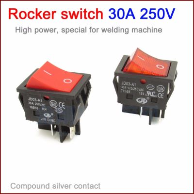 5pcs Rocker Switch 30A 250V high power big current special for welding machine