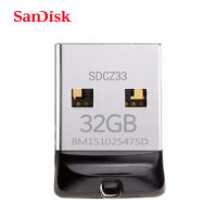 SanDisk Cruzer Fit CZ33 Super mini USB Flash Drive 64GB USB 2.0 sandisk pen drive 32GB memory stick Pen Drives 16GB U disk