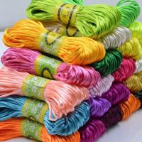 3mm Chinese Knot Satin Nylon Braided Cord Macrame Beading Rattail Thread Cords 5m