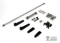 Lesu Two-axis Linkage Steering Kit DIY Part for 1/14 RC Car Tractor Truck 8*8 8*4 Accessories