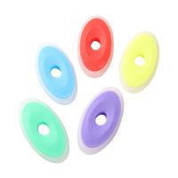 +【； 4Pcs School Office For Kids Ruing Oval Shape Stationery Gift Durable Erasable Gel Pen Eraser Learning Silicone Supplies