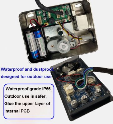 Tuya ตัวล็อคล็อคขอบลายนิ้วมือ Wifi ล็อคอัจฉริยะกันน้ำ,ตัวล็อคประตูไฟฟ้ารหัสดิจิทัลสำหรับความปลอดภัยในบ้าน R8