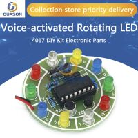 【YF】✳∈  CD4017 colorful voice control rotating light kit electronic manufacturing diy spare parts student Laboratory