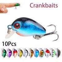 【hot】◑◐ 10/8/5/3Pcs Fishing 3cm 1.6g Crankbait Set Artificial Hard Wobblers Crank Bait Sea for Pike Bass Trout Pesca Tackle