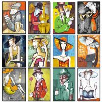 2023 ✼✿♀ Picasso Abstract Vintage Wall Art Poster Morandi Portrait Mural Modern Home Decor Canvas Painting Print Living Room Decoration