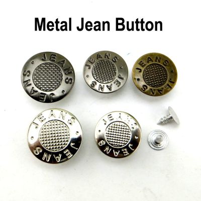 【cw】 30PCS Bronze Tone Pearl Dot Jeans Button Decoration Garment Word Jean Fits Sewing Fits JMB 397 ！