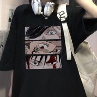 【New】ญี่ปุ่น Anime เสื้อยืดผู้หญิงจุ๋ยวรัทยา Kaisen เสื้อ Gojo Satoru เสื้อ Yuji Itadori กราฟิก Tees เสื้อยืดขนาดใหญ่เสื้อคู่