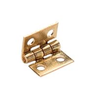 20Pcs Mini Hinges with 80pcs Screws Wooden Jewelry Box Repair Hinge Dollhouse Cabinet Door Furniture Craft Box Folding Hinge