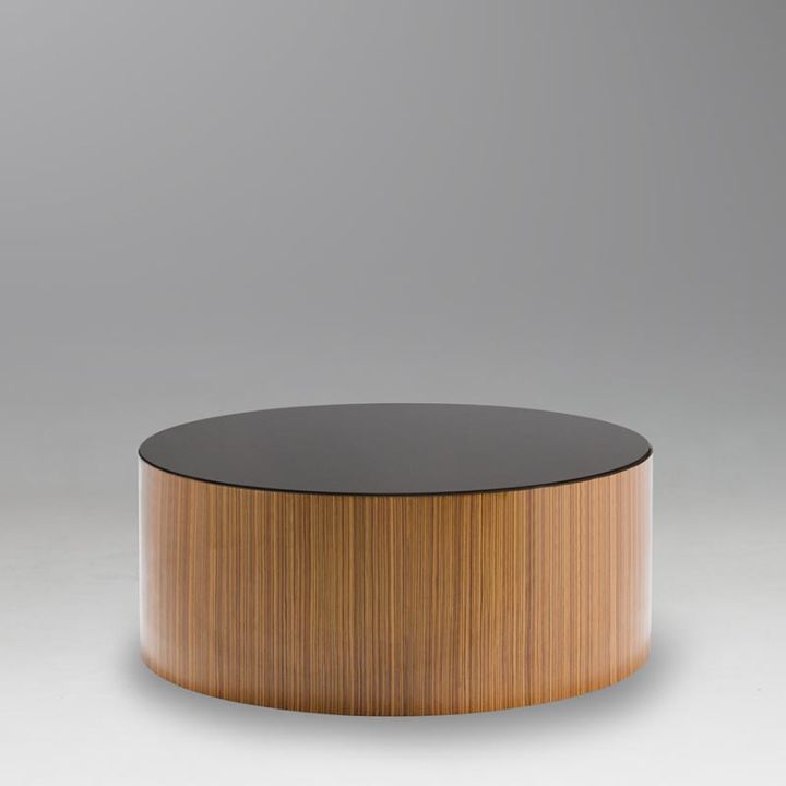 modernform-โต๊ะกลางกลม-รุ่น-rondo-สีซีบราโน-ท็อปกระจก