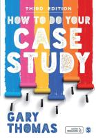 หนังสืออังกฤษ How to Do Your Case Study (3RD) [Paperback]