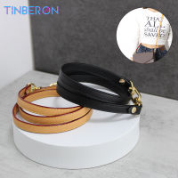 สายรัดกระเป๋าถือสตรีกระเป๋าหนัง TINBERON 100ซม. 110ซม. Crossbody ทดแทน Tali Bahu น้ำผึ้งกระเป๋ามีสีขี้ผึ้ง