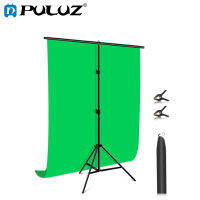 PULUZ ฉากยึดรองรับพื้นหลังสำหรับสตูดิโอถ่ายภาพรูปตัวที,ฉากแบคดร็อป1X2ม. พร้อมที่หนีบ