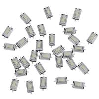 30Pcs 3 * * * * * * * * 6 2.5มม.สัมผัสปุ่มกดตัวกดสวิตช์สวิตช์ Micro Switch 2Pin SMD