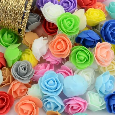 【CC】 100PCS/Bag PE Foam Artificial Flowers Wedding Decoration Festive amp; Supplies