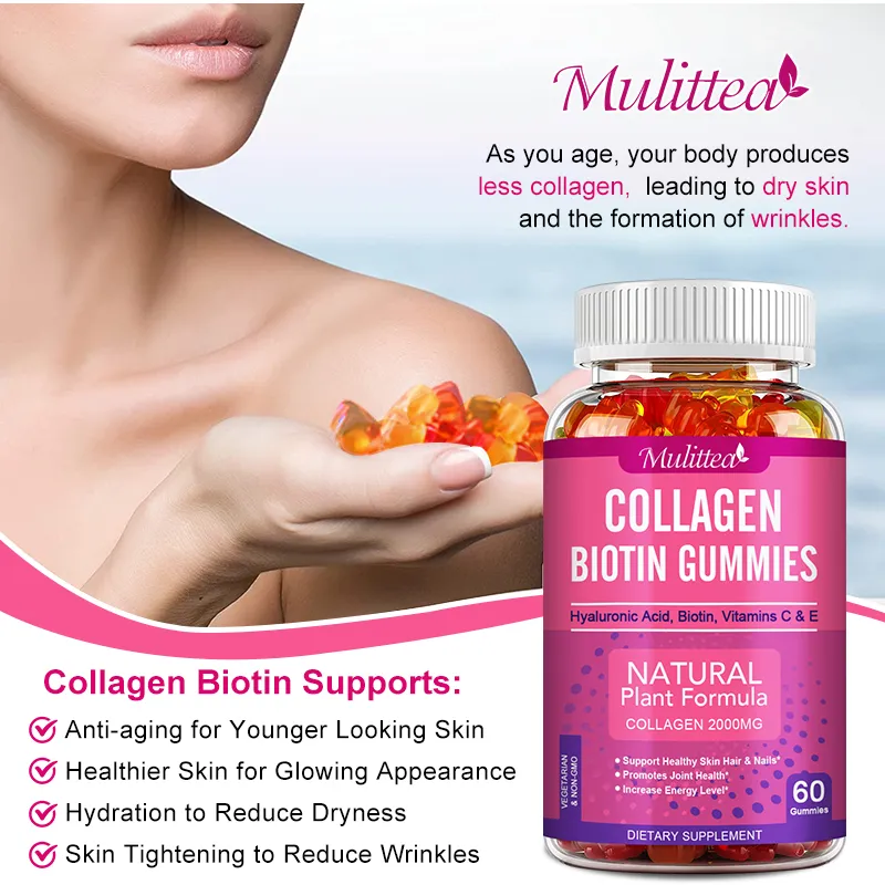 Mulittea Collagen Gummies with Biotin for Hair Growth, Skin Care, Health Nails &anti Aging Vitaminsc&e Dietary Supplement | Lazada PH Mulittea Collagen Gummies with Biotin for Hair Growth, Skin Care, Health Nails &anti Aging Vitaminsc&e Dietary Supplement | Lazada PH