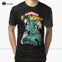 New Deku Full Cowl Hero Academia T-Shirt Work Shirts Cotton Tee Shirt Xs-5Xl Unisex Fashion Funny Harajuku Streetwear Tshirt