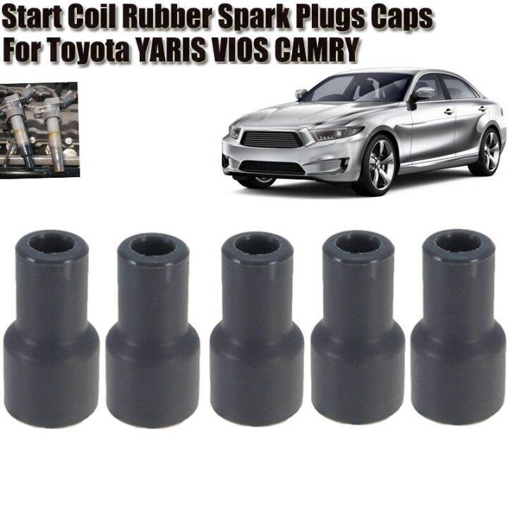 5Pcs Spark Plug Connector Bobine Rubber Bobine Plug Tip Cover Rubber