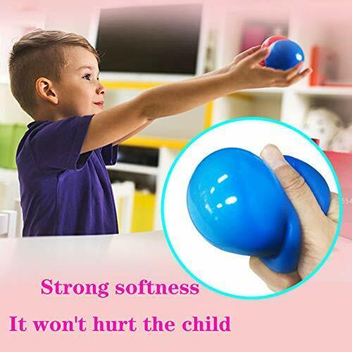 stickลูกบอลออกกำลังกายความเครียดบรรเทาของเล่นstickyลูกสควอชglobbles-decompressionของเล่นstickyลูกบอลเป้าหมายจับลูกบอลไว้โยน