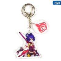 Genshin Impact Venti 6cm Acrylic Keychain Key Ring