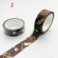 เทปฟอยล์ Washi สำหรับตกแต่งไดอารี่อุปกรณ์เทป DIY เครื่องเขียน7เมตรอุปกรณ์สำนักงานย้อนยุค