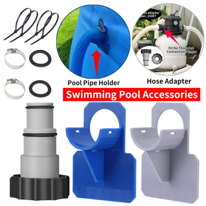 Swimming Pool Pipe Holder Mount Supports Pipes 30-38Mm With Cable Tie ...