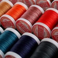 【YD】 0.5mm Waxed Thread Round Polyester Cord Wax Coated String for Braided Leather Sewing 120M