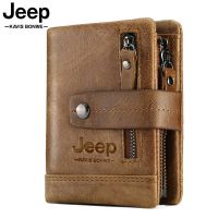 ZZOOI Rfid Genuine Leather Solid Men Wallet Travel RFID Blocking Cradit Card Holder With Coin Pocket Luxury Brand Business Clutch Bag