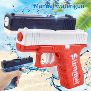 Đồ chơi súng phun nước cơ tay bắn nước tự động an toàn cho bé