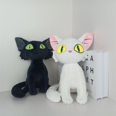 28ซม. Suzume No Tojimari Plush Daijin Cat And Sadaijin Black Cat Plushie ตุ๊กตาของขวัญวันเกิดตุ๊กตาสัตว์ยัดไส้นุ่มสำหรับของเล่นเด็กเล็ก