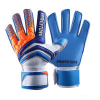 Men Professional Football Goalkeeper Gloves Finger Protection Goal Thickened Latex Soccer Gloves for futbol futebol Goalkeeper