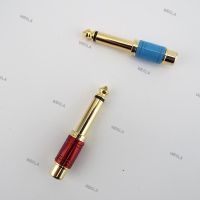 Gold Plated 6.5mm Jack Male Mono Plug to RCA Female Converter Audio Adapter Connector 6.35mm Socket 1/4" Sound Mixer 6TH