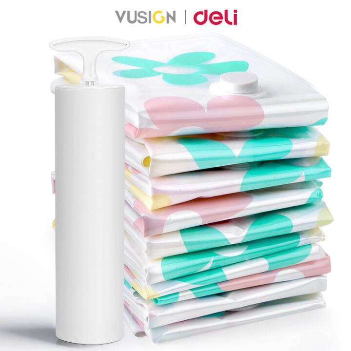 Vusign by Deli Vacuum Storage Bag Compressed Bag Reusable Travel