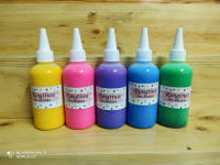 สีมัดย้อม สีย้อมผ้าเป็นเซ็ตจัดโปรราคาถูกกว่าเดิม!!! set 3,5 ขนาด 140 ml. (มล.)