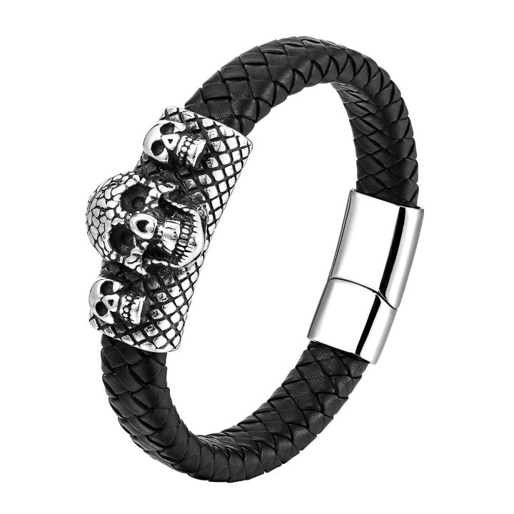 yp-cross-border-hot-sale-braided-leather-rope-mens-titanium-l20194