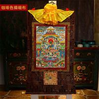 Fast delivery พระพุทธรูป Yuanhui 21สีเขียว Tara Thangka พระพุทธรูปเนปาลผ้าฝ้ายผ้าติดตั้งธรรมชาติเม็ดสีแร่ภาพวาดหัวใจแขวนรูปภาพพระพุทธรูป