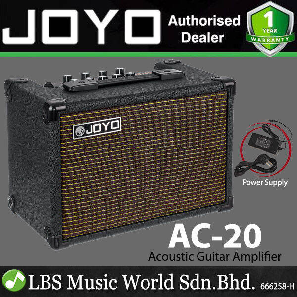 Joyo AC-20 20W Acoustic Guitar Amp Portable Speaker Amplifier with DSP ...