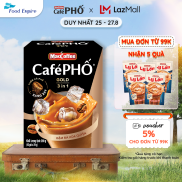 Hộp cà phê Phố sữa đá GOLD - MacCoffee hộp 10 gói x 28g