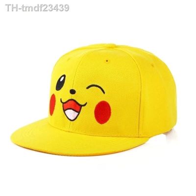 ∋ Anime Pikachu Baseball Cap Hat Adjustable Figure Hip Hop Boys Childrens Figures