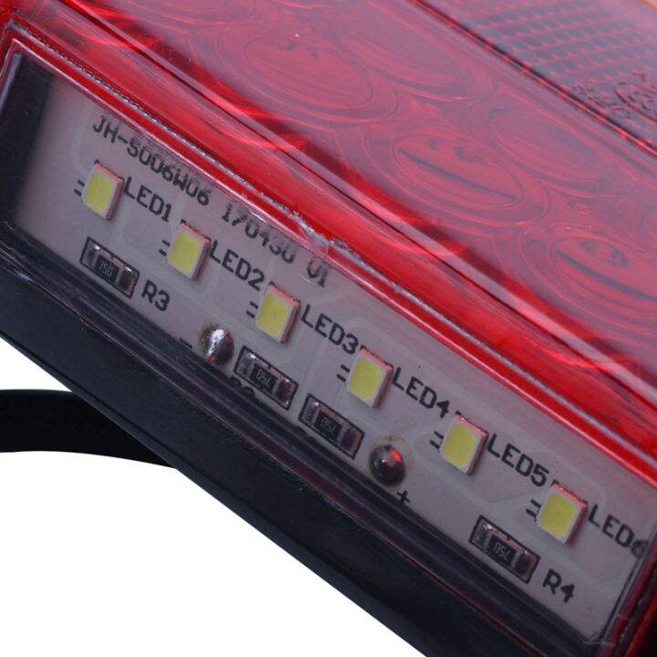 2-x-12v-led-rear-lights-stop-indicator-boat-car-trailer-truck-waterproof-signal