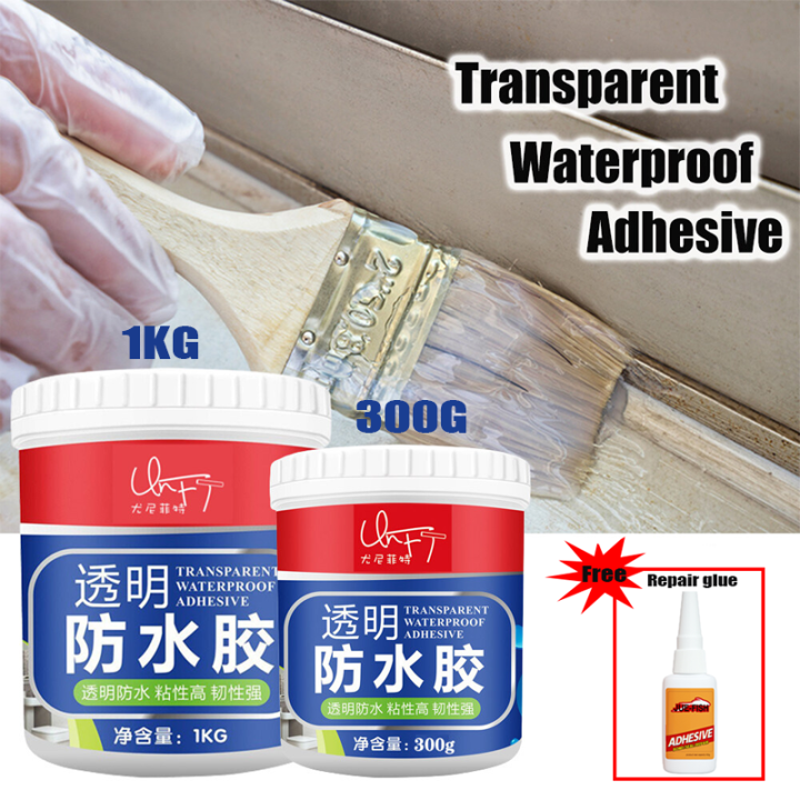 【Ready Stock】300g / 1Kg Transparent Waterproof Glue Adhesive Fix