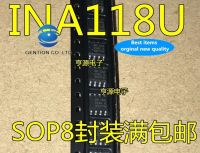 【2023】 llkepj INA118UA INA118ของแท้ INA118UK เครื่องขยายเสียง SOP-8 10ชิ้น100% INA118U