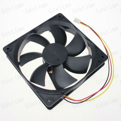 100 pieces Gdstime 3Pin 120mm PC Fan 12V 120x120x25mm DC Plastic Brushless Computer CPU Cooling Fan 12cm Factory Wholesale Cooling Fans