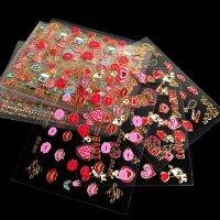 【CW】 30Pcs/Set Stickers Design Charms Adhesive Decals Applique Decoration Acces