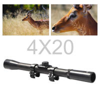 Sniper Scope 4x20 กล้องส่อง Tactical Telescopic Sight สโคปกล้องส่องทางไกล กล้องสโคป กล้องสไนเปอร์ กล้องเล็ง ศูนย์เล็ง กล้องติดปืนพร้อมขาจับ ปากหนีบ 11mm.