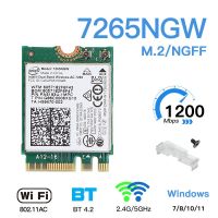 Dual Band Wireless-AC 1200M Wifi 7265NGW สำหรับ Intel 7265 Wi-Fi 2X2 802.11Ac สำหรับบลูทูธ4.0 NGFF M.2การ์ด WLAN ตัวแปลงเครือข่าย