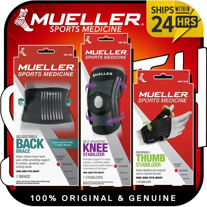 SALE ! GENUINE 🔥 Mueller Sports Medicine Adjustable Back Brace Self