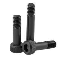 M2 M2.5 M3 M4 Half-threaded Hex Hexagon Socket Cup Head Bushing Screw Black Carbon Steel Allen Semi Thread Screws Grade 12.9