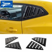 JIDIXIAN รถด้านหลังหน้าต่าง Blind Vent Louvers Scoop ตกแต่งสำหรับ Chevrolet Camaro 2017 2018 2019 2020 2021อุปกรณ์เสริม